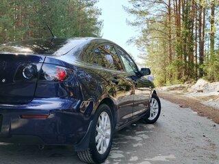 2008 Mazda 3 I (BK) Рестайлинг, синий, 630000 рублей, вид 3