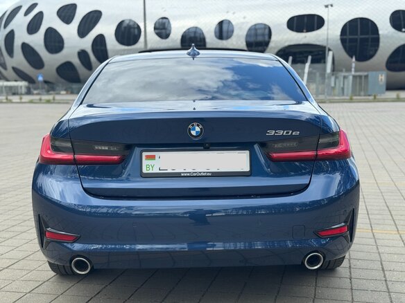 2020 BMW 3 серии 330e VII (G2x), голубой, 3503582 рублей - вид 12
