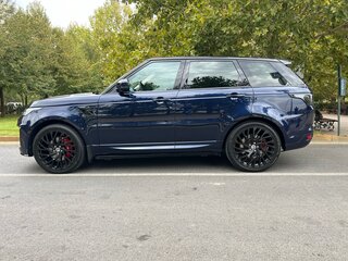 2013 Land Rover Range Rover Sport II, синий, 3750000 рублей, вид 5