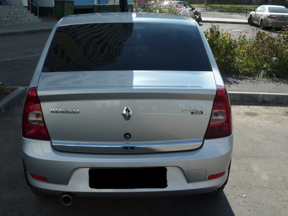 2012 Renault Logan I Рестайлинг, серебристый - вид 4