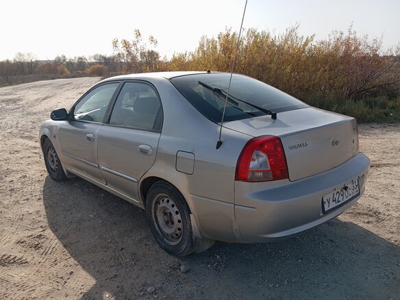 2003 Kia Shuma II, серебристый, 120000 рублей - вид 5