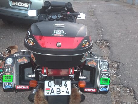 1999 Kawasaki GTR 1000 (ZG1000 Concours), пурпурный, 212262 рублей, вид 3
