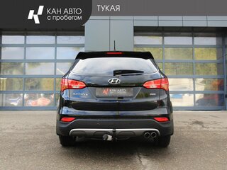 2014 Hyundai Santa Fe III, чёрный, 1635000 рублей, вид 4
