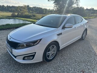 2015 Kia Optima III Рестайлинг, белый, 1490000 рублей, вид 1