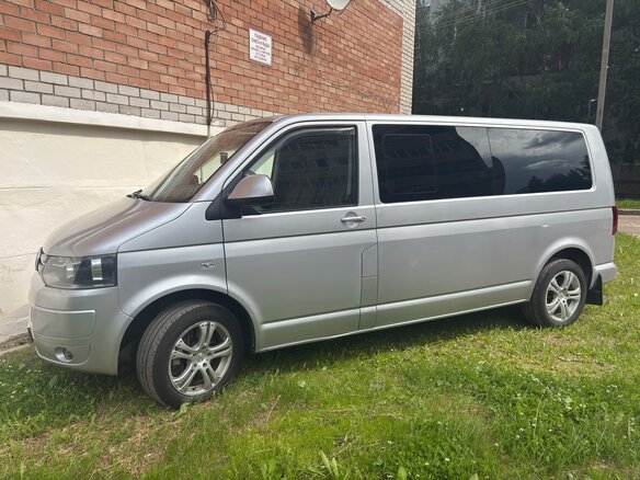 2012 Volkswagen Caravelle T5 Рестайлинг, серебристый, 1849000 рублей - вид 7