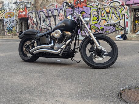 2003 Harley-Davidson Softail Standard, чёрный, 680000 рублей, вид 2