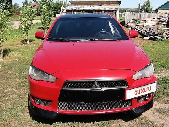 2007 Mitsubishi Lancer X, красный, 685000 рублей