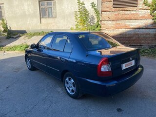 2008 Hyundai Accent ТагАЗ II, синий, 500000 рублей, вид 2