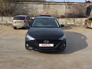 2020 Hyundai Solaris II Рестайлинг, чёрный, 1500000 рублей, вид 3