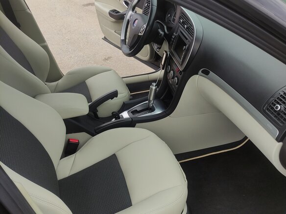 2007 Saab 9-3 II Рестайлинг, чёрный - вид 6