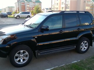 2007 Toyota Land Cruiser Prado 120 Series, чёрный, 2200000 рублей, вид 4
