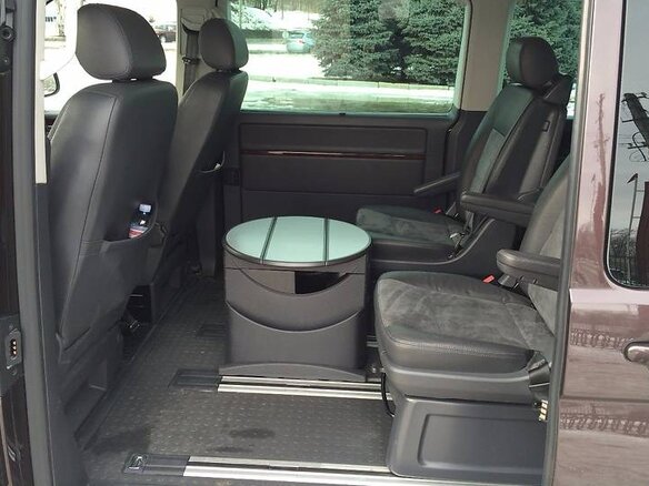 2013 Volkswagen Multivan T5 Рестайлинг, коричневый - вид 4