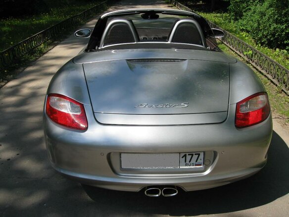 2005 Porsche Boxster S II (987), серебристый - вид 2