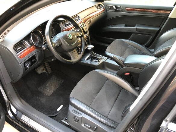 2012 Skoda Superb II, чёрный - вид 7