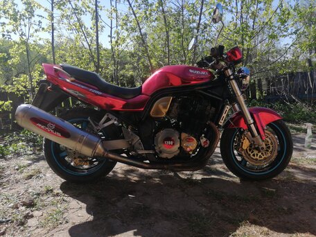 1995 Suzuki Bandit 1200, пурпурный, 265000 рублей, вид 1