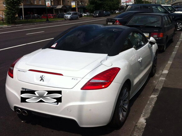 2013 Peugeot RCZ I Рестайлинг, белый - вид 1