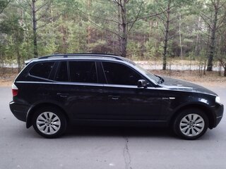 2007 BMW X3 25i I (E83) Рестайлинг, чёрный, 1300000 рублей, вид 3