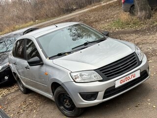 2016 Lada (ВАЗ) Granta I, серебристый, 420000 рублей, вид 2