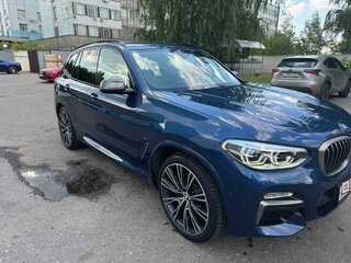 2019 BMW X3 M40i III (G01), синий, 5000000 рублей, вид 1