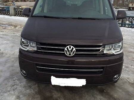 2013 Volkswagen Multivan T5 Рестайлинг, коричневый