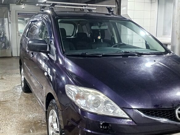 2007 Mazda 5 I (CR) Рестайлинг, фиолетовый, 850000 рублей - вид 5