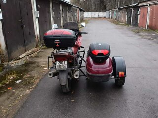 2001 Yamaha XJ900, красный, 360000 рублей, вид 4