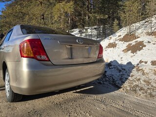 2008 Toyota Corolla Axio X (E140, E150), золотистый, 1000000 рублей, вид 1