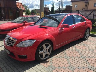2008 Mercedes-Benz S-Класс 320 Long V (W221), красный, 3500000 рублей, вид 3