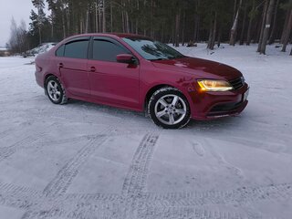 2017 Volkswagen Jetta VI Рестайлинг, красный, 1250000 рублей, вид 3