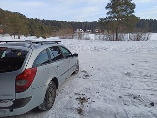 2002 Renault Laguna II, серебристый, 265000 рублей, вид 3