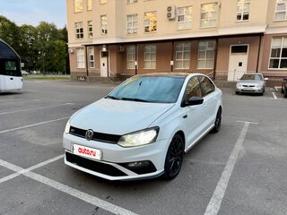 2016 Volkswagen Polo V Рестайлинг, белый, 959000 рублей, вид 1