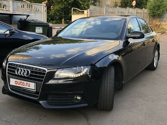 2011 Audi A4 IV (B8), чёрный