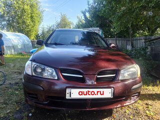 2001 Nissan Almera II (N16), красный, 150000 рублей, вид 1