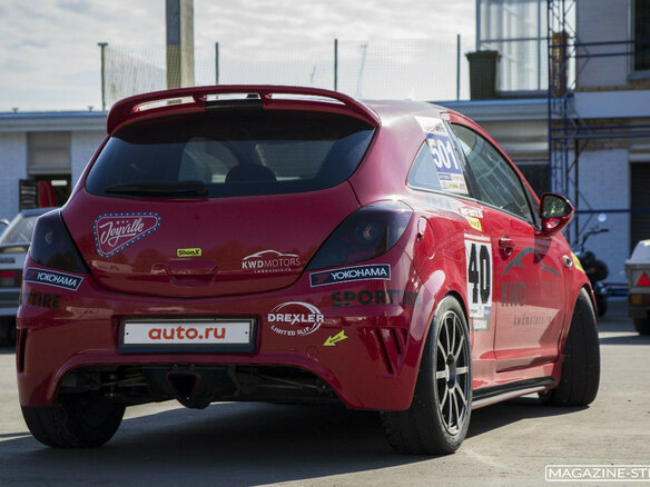 2008 Opel Corsa OPC D, красный - вид 2