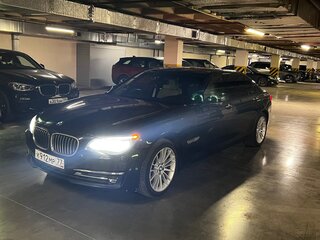 2014 BMW 7 серии Long 750Li xDrive V (F01/F02/F04) Рестайлинг, синий, 2450000 рублей, вид 1
