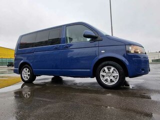 2010 Volkswagen Transporter T5 Рестайлинг, синий, 1350000 рублей, вид 4