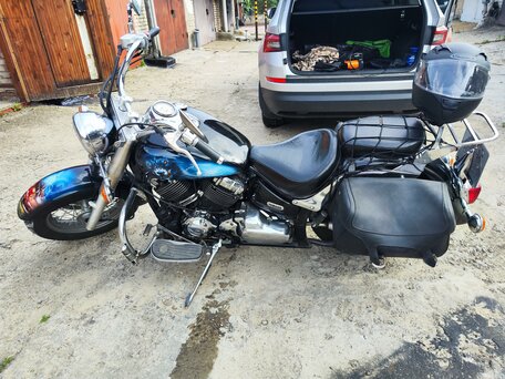 2002 Yamaha XVS650 Drag Star, чёрный, 449999 рублей, вид 3