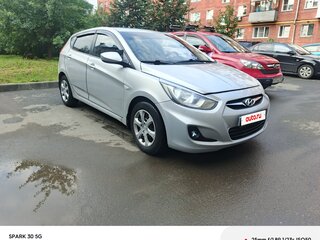 2012 Hyundai Solaris I, серебристый, 630000 рублей, вид 1