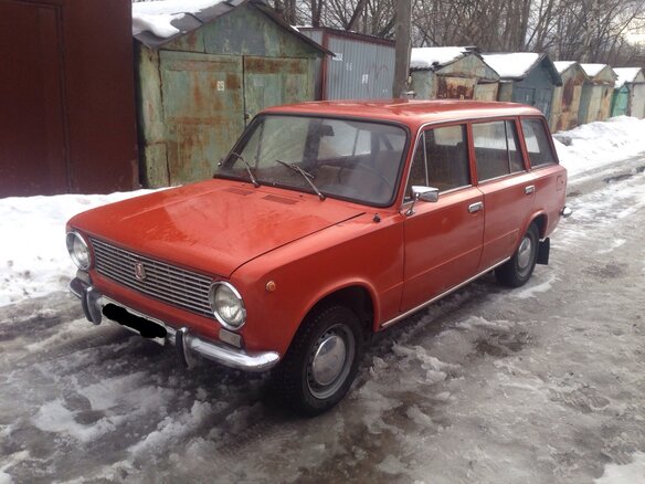 1983 Lada (ВАЗ) 2102, красный