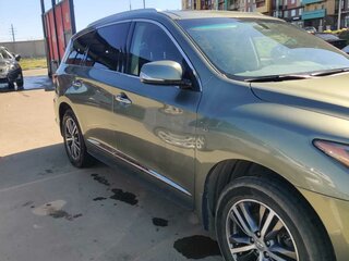 2017 Infiniti QX60 I Рестайлинг, серый, 1790000 рублей, вид 4