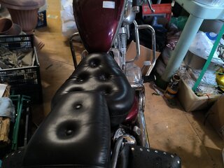 1995 Yamaha XV400 Virago, красный, 330000 рублей, вид 1