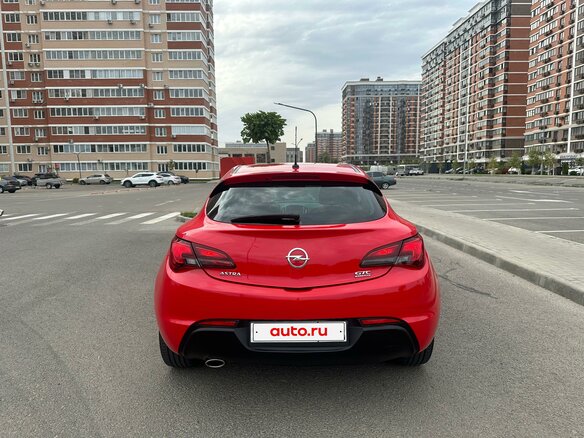 2012 Opel Astra GTC J Рестайлинг, красный, 877000 рублей - вид 7