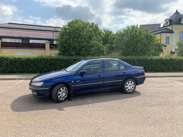 2002 Peugeot 406 I Рестайлинг, синий, 450000 рублей - вид 8