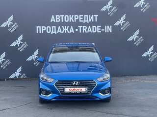 2019 Hyundai Solaris II, синий, 1500000 рублей, вид 2