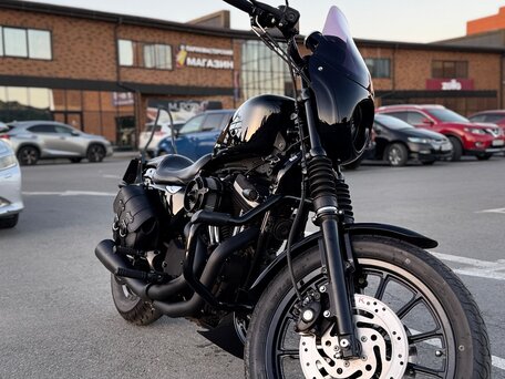 2007 Harley-Davidson Sportster 1200, чёрный, 900000 рублей, вид 2