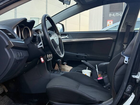 2007 Mitsubishi Lancer X, чёрный - вид 5