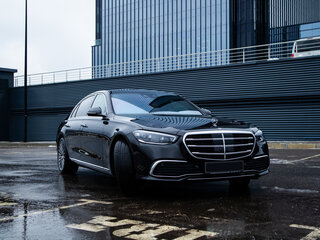 2021 Mercedes-Benz S-Класс 580 e Long 4MATIC VII (W223), чёрный, 19103580 рублей, вид 3
