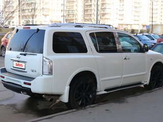 2008 Infiniti QX56 I Рестайлинг, белый, 1450000 рублей, вид 3