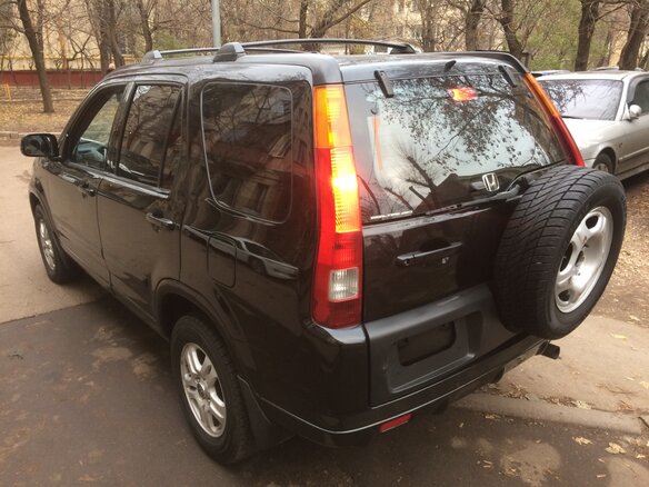 2005 Honda CR-V II Рестайлинг, чёрный - вид 3