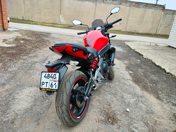 2013 Kawasaki ER-6N, красный, 510000 рублей - вид 20